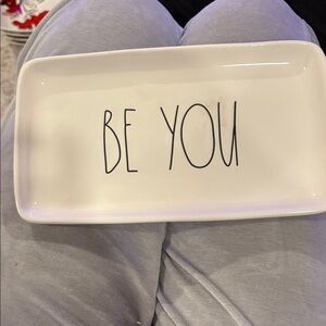 Rae Dunn White Artisan Tray